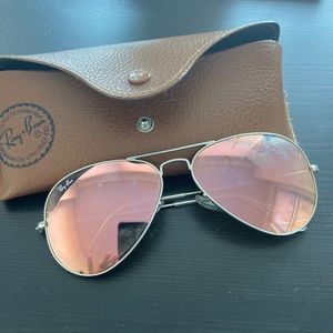 Ray-Ban Aviator Flash Lenses in copper flash